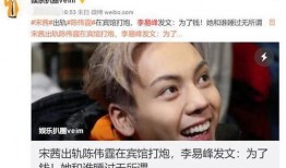 圈内爆料宋茜陈伟霆,圈内爆料引热议